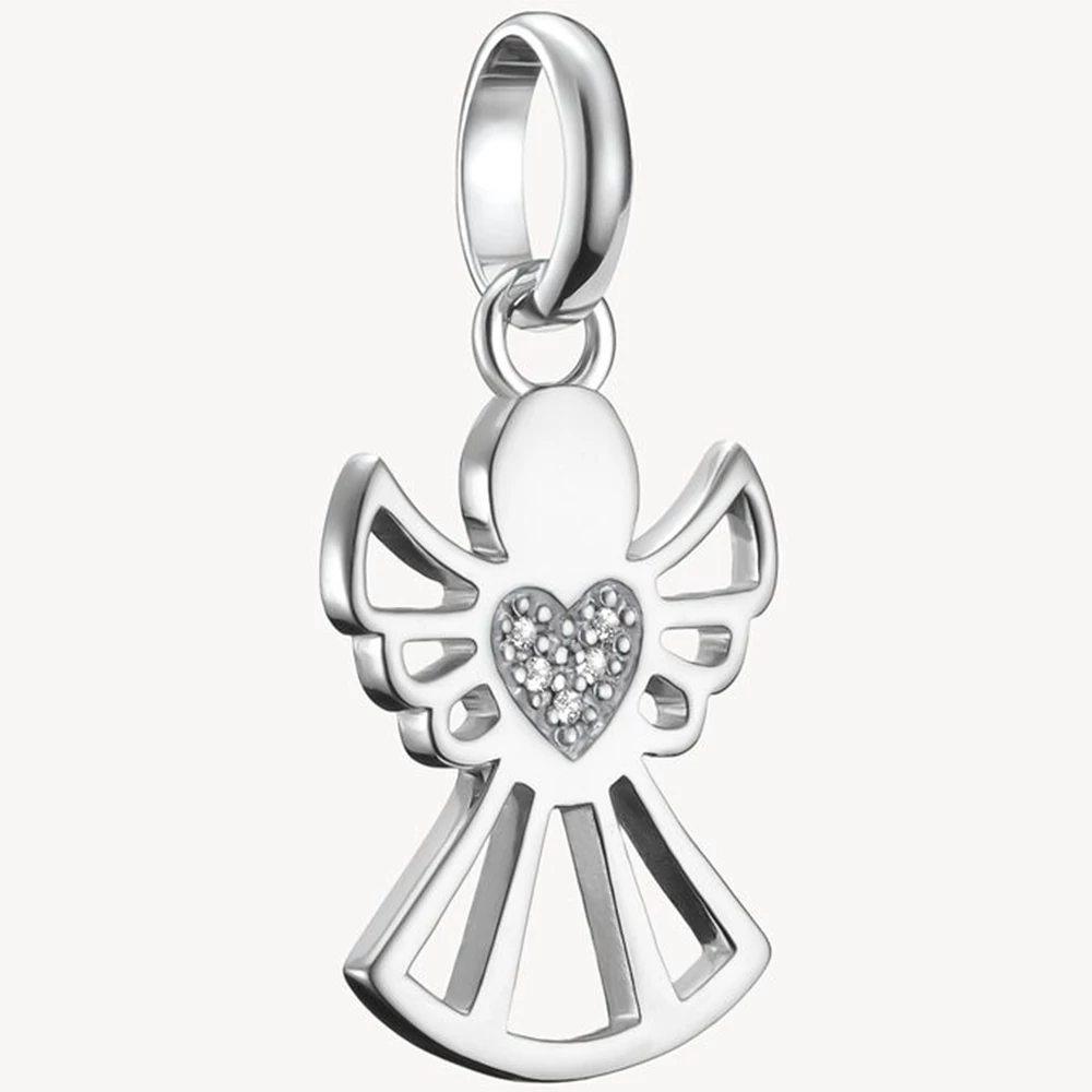 Thomas Sabo Connect cirkónia köves ezüst angyal charm - CC1242-051-14