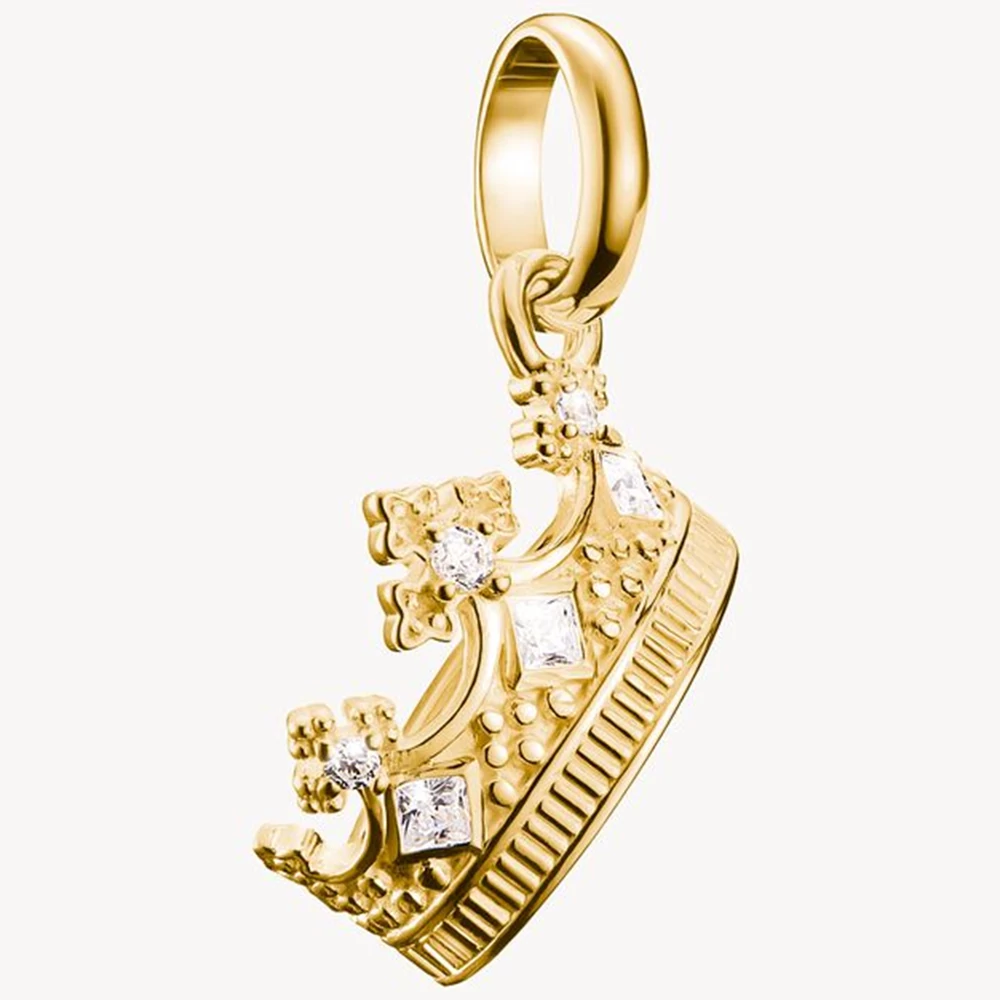 Thomas Sabo Connect sárga arany korona charm - CC1247-414-14
