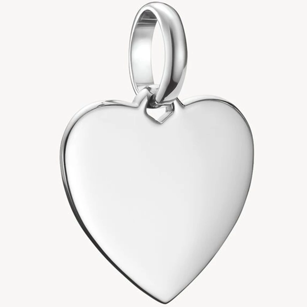 Thomas Sabo Connect gravírozható, szív alakú ezüst charm - CC1272-001-21