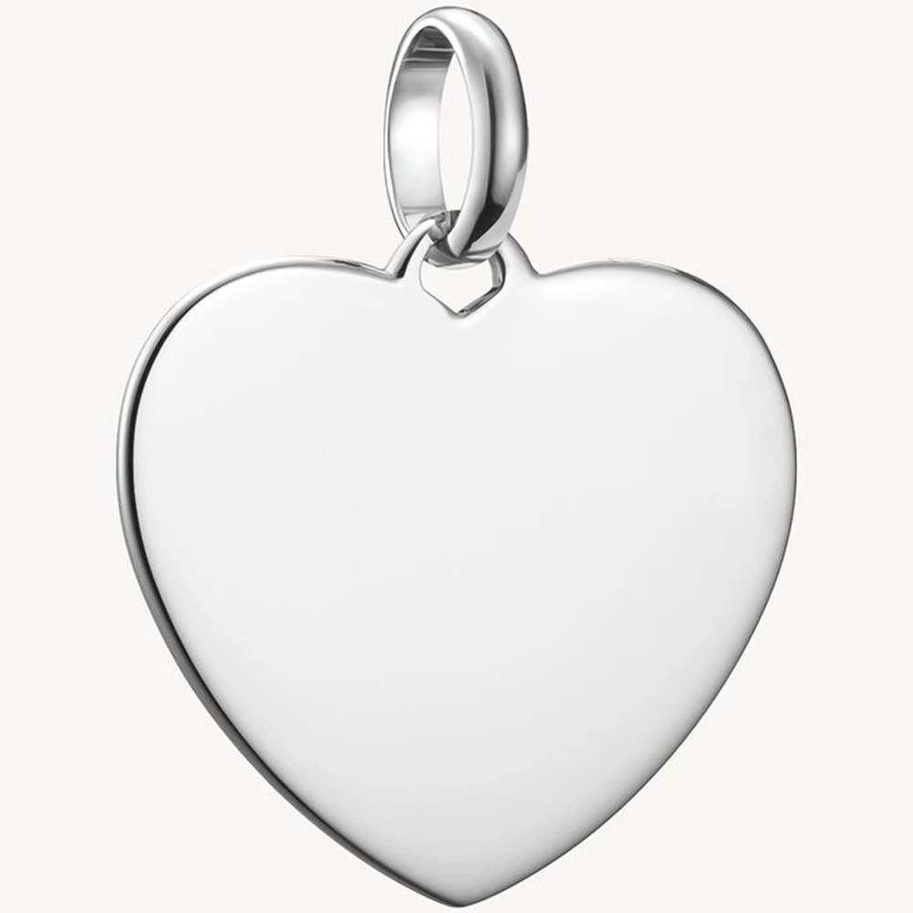 Thomas Sabo Connect gravírozható, szív alakú ezüst charm - CC1274-001-21