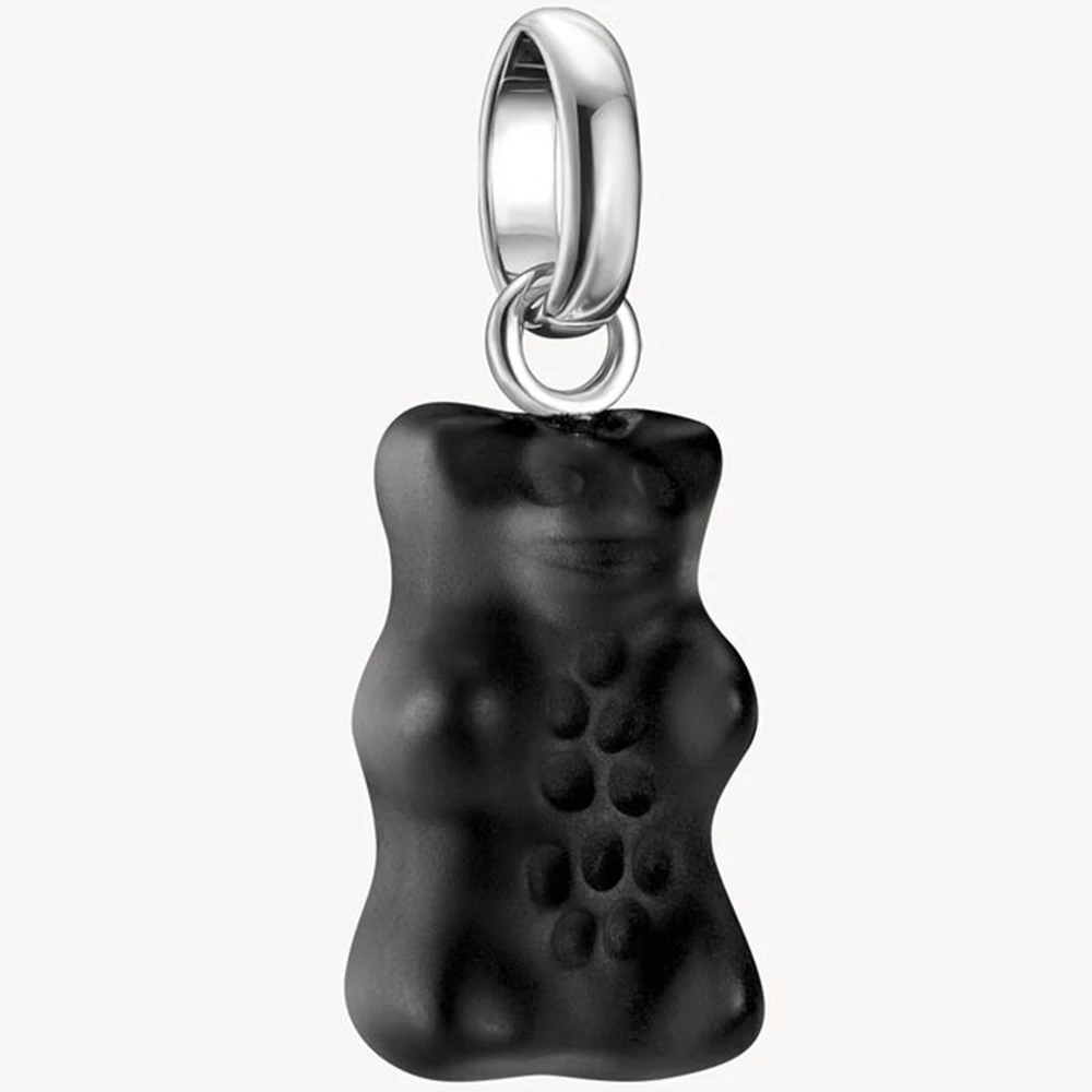 Thomas Sabo X HARIBO Connect fekete gumimaci charm - CC1275-017-11