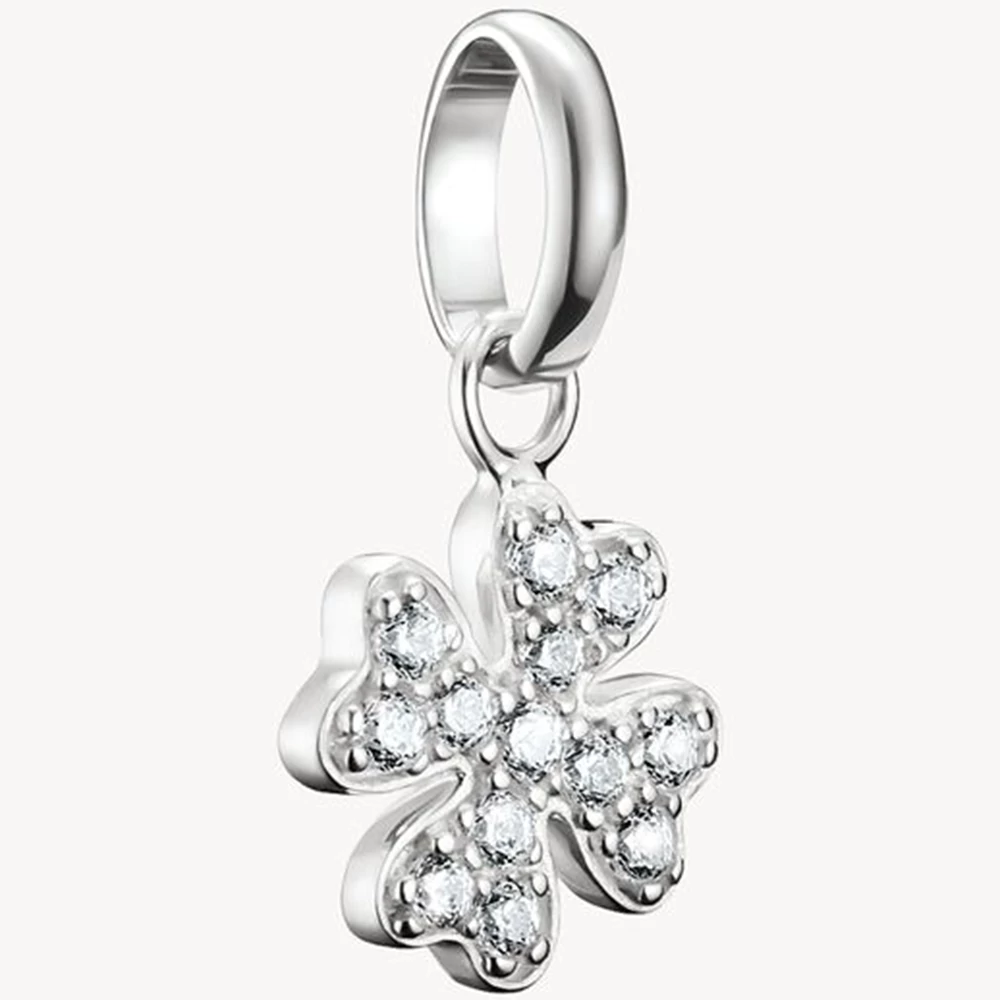 Thomas Sabo Connect cirkónia köves ezüst négylevelű lóhere charm - CC1281-051-14