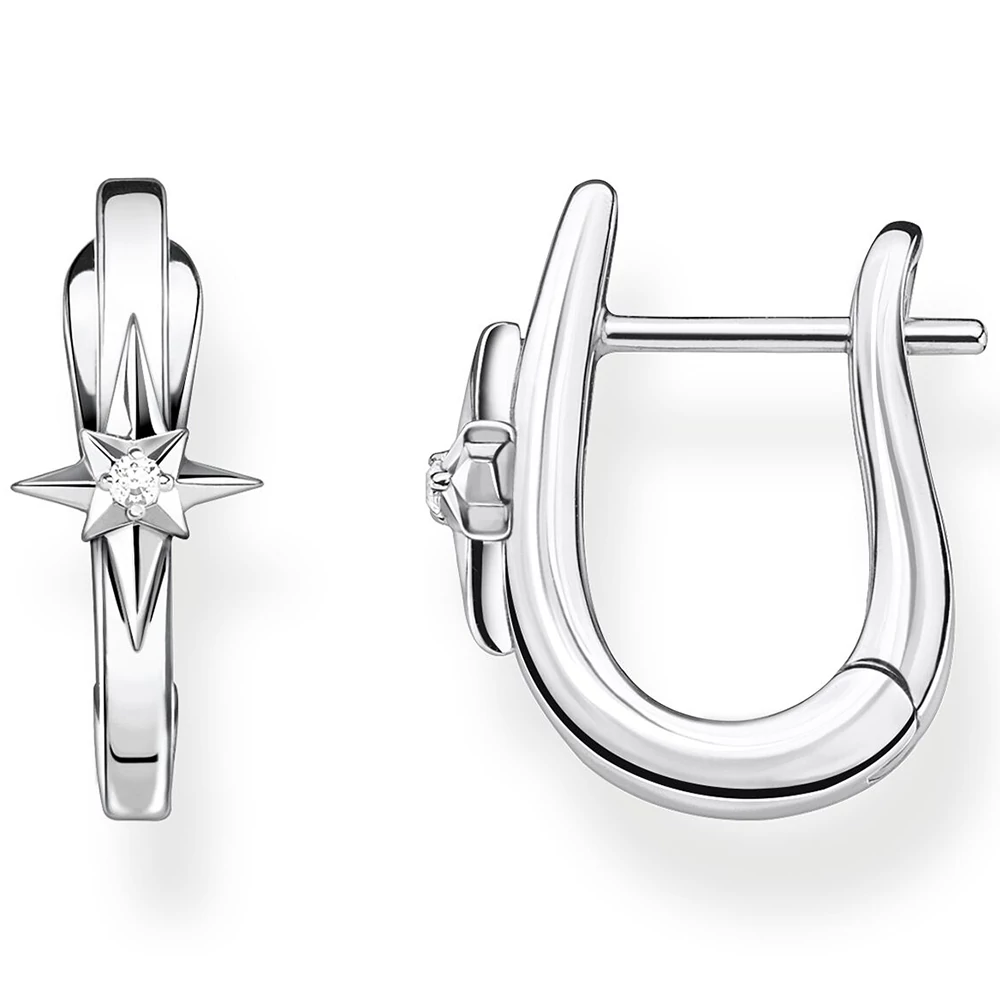 Thomas Sabo ezüst színű csillagos fülbevaló - CR654-643-21