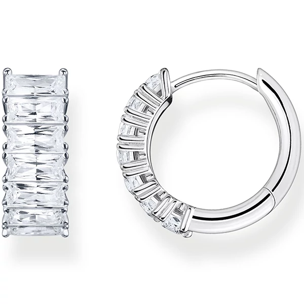 Thomas Sabo pavé karika fülbevaló - CR667-051-14
