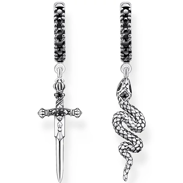 Thomas Sabo kígyó és kard uniszex fülbevaló - CR713-643-11