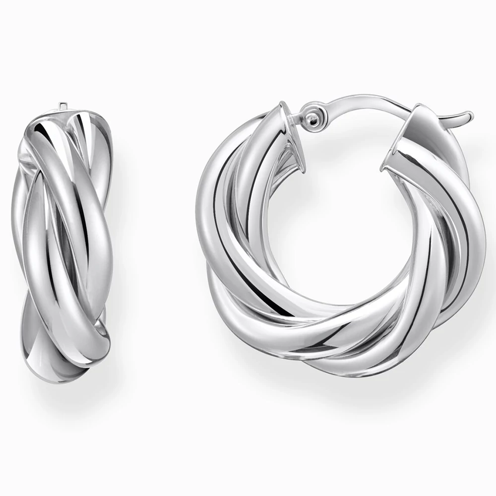 Thomas Sabo ezüst csavart karika fülbevaló - CR742-001-21
