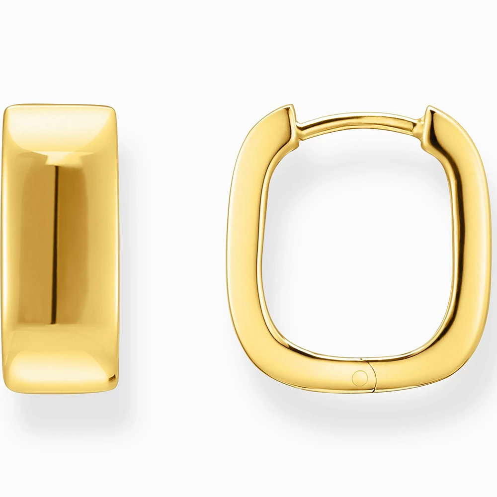 Thomas Sabo arany szögletes karika fülbevaló - CR744-413-39