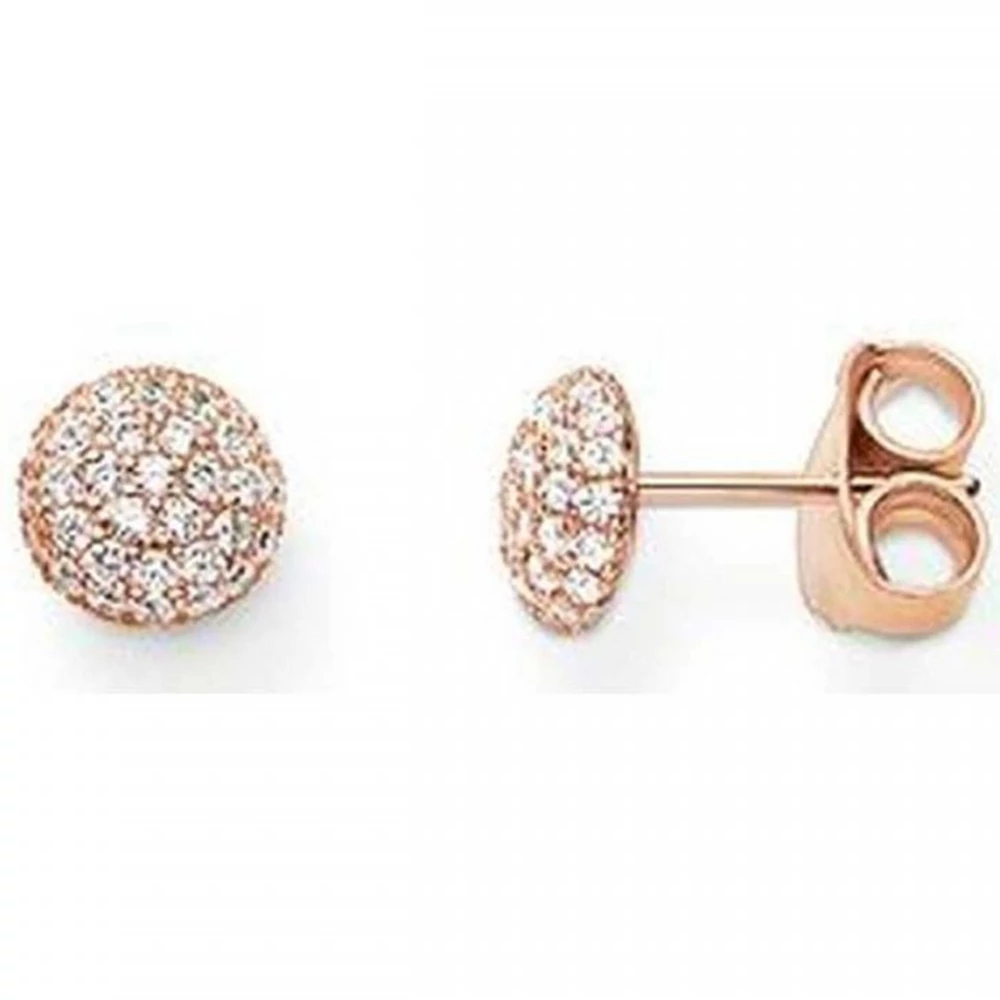 Thomas Sabo rozé arany cirkónia köves fülbevaló - H1810-416-14