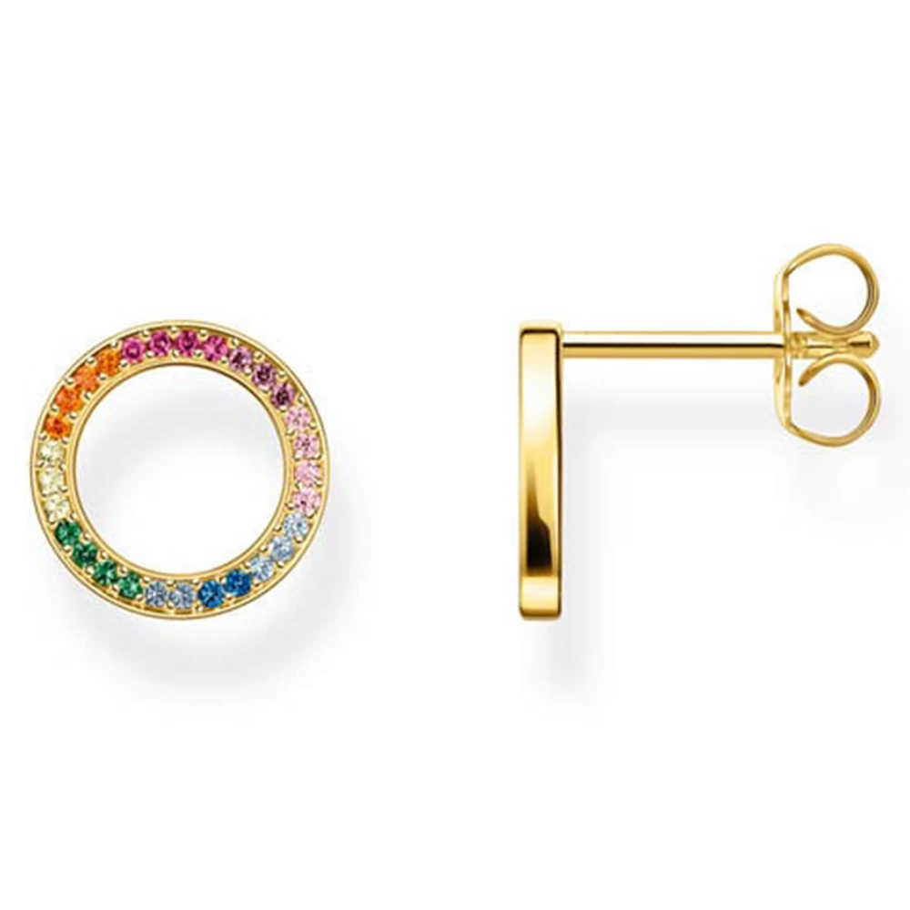Thomas Sabo színes arany összetartozás fülbevaló - H1947-996-7