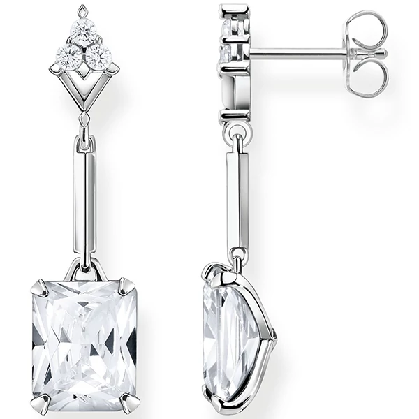 Thomas Sabo fehér köves fülbevaló - H2177-051-14