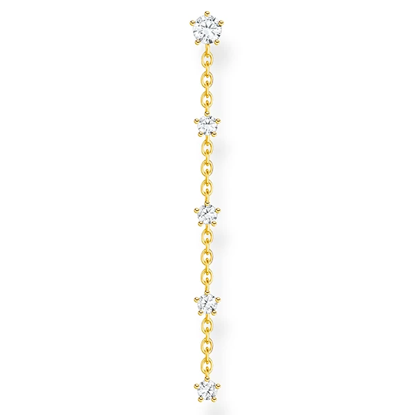 Thomas Sabo cirkónia díszes sárga arany fél pár fülbevaló - H2194-414-14