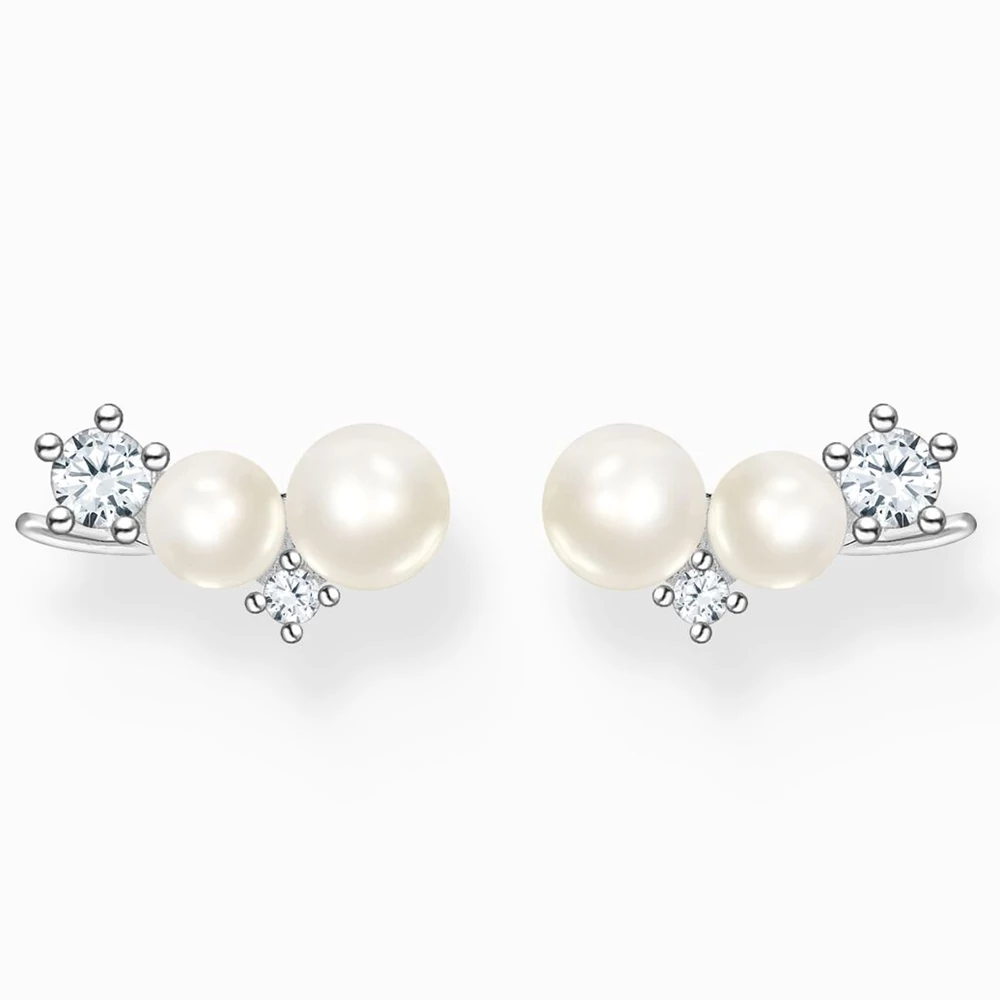 Thomas Sabo gyöngyös ezüst fülbevaló - H2211-167-14