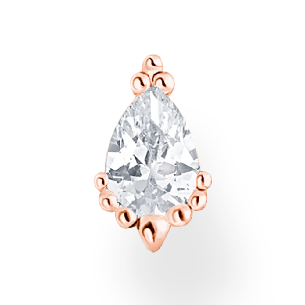 Thomas Sabo rozé jégkristály fél pár fülbevaló - H2259-416-14