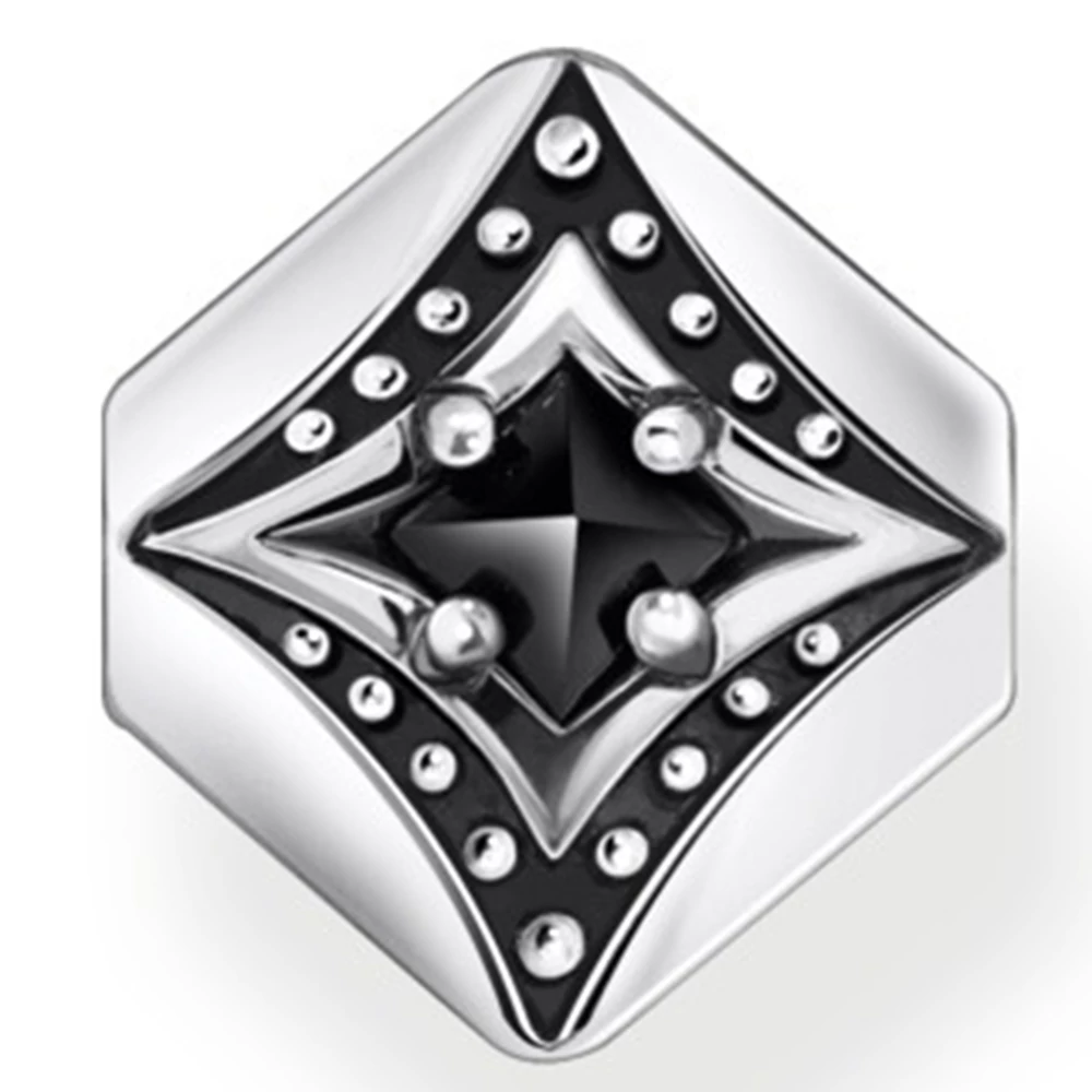 Thomas Sabo Fekete mintás fél pár fülbevaló - H2283-643-11