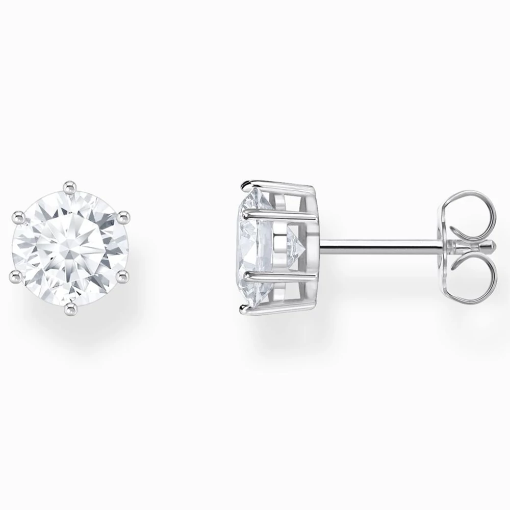 Thomas Sabo áttetsző cirkónia köves ezüst fülbevaló - H2300-051-14