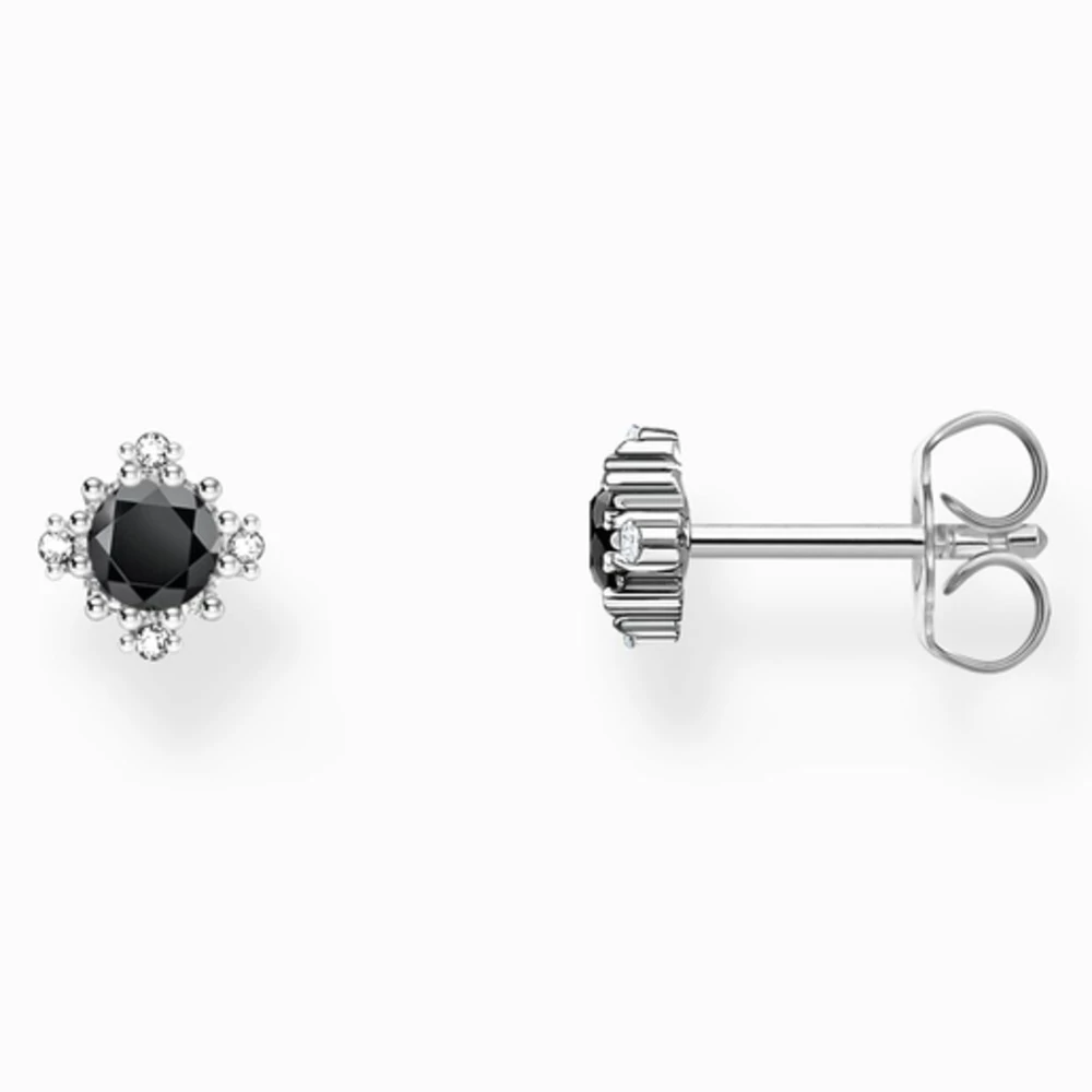 Thomas Sabo ezüst fülbevaló fekete cirkóniával - H2311-643-11