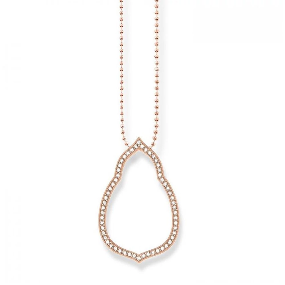 Thomas Sabo rozé arany medálos nyaklánc - KE1379-416-14-L60