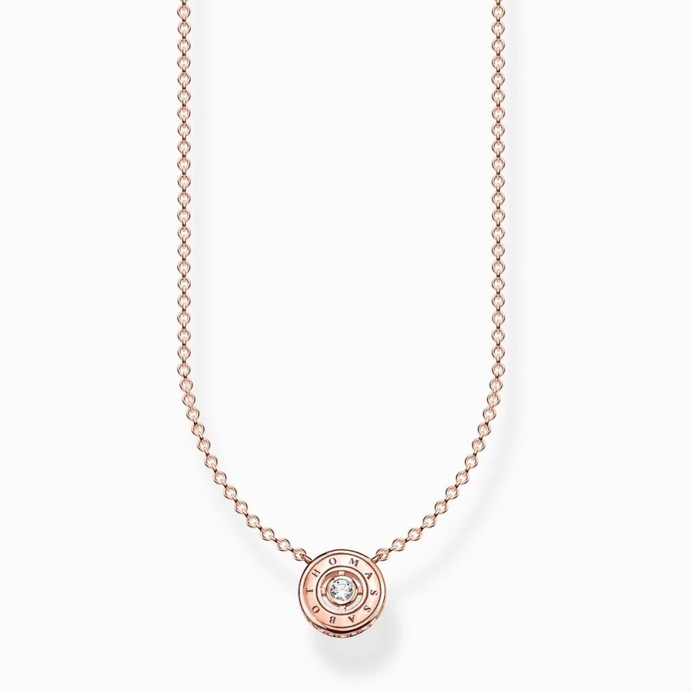 Thomas Sabo kör medálos rozé arany nyaklánc - KE1881-416-14-L45V