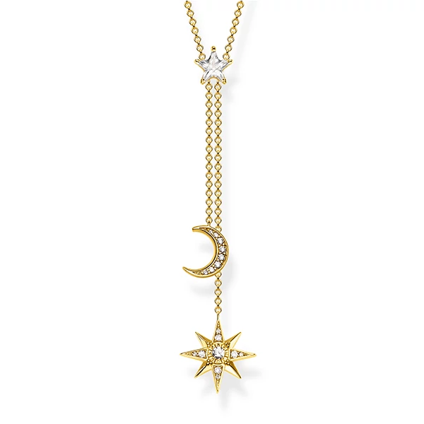 Thomas Sabo arany csillag & hold nyaklánc - KE1900-414-14-L45v