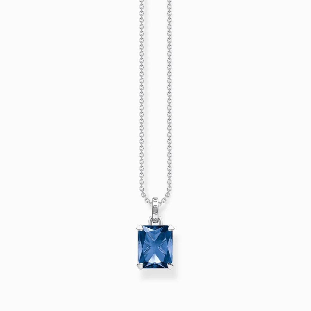Thomas Sabo ezüst nyaklánc kék kő medállal - KE1964-699-1-L45V