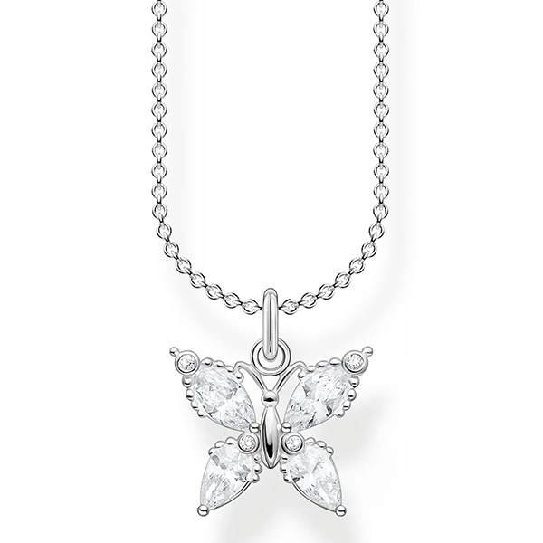 Thomas Sabo csillogó pillangó nyaklánc - KE2101-051-14-L45V