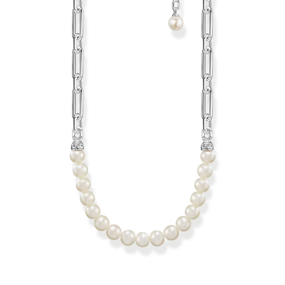 Thomas Sabo fehér gyöngyös nyaklánc - KE2108-082-14-L45V