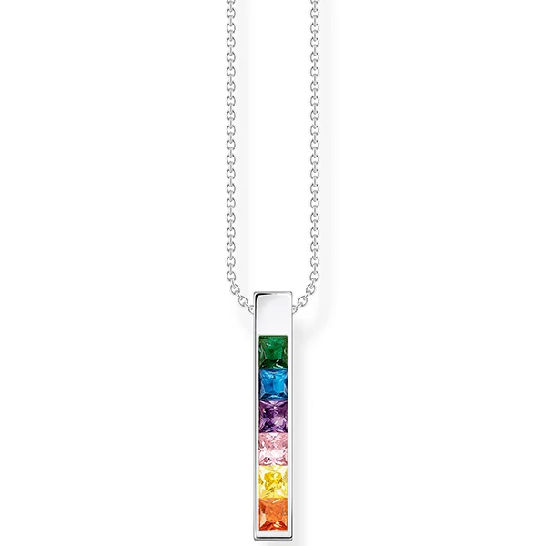 Thomas Sabo nyaklánc színes köves medállal - KE2113-166-7-L45V