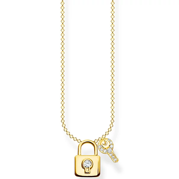 Thomas Sabo arany kulcs & lakat nyaklánc - KE2122-414-14-L45V