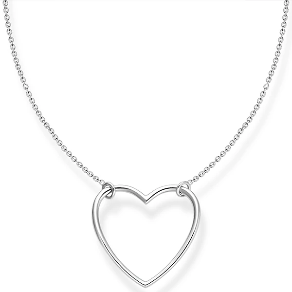 Thomas Sabo ezüst charm tartó szív nyaklánc - KE2138-001-21-L45V