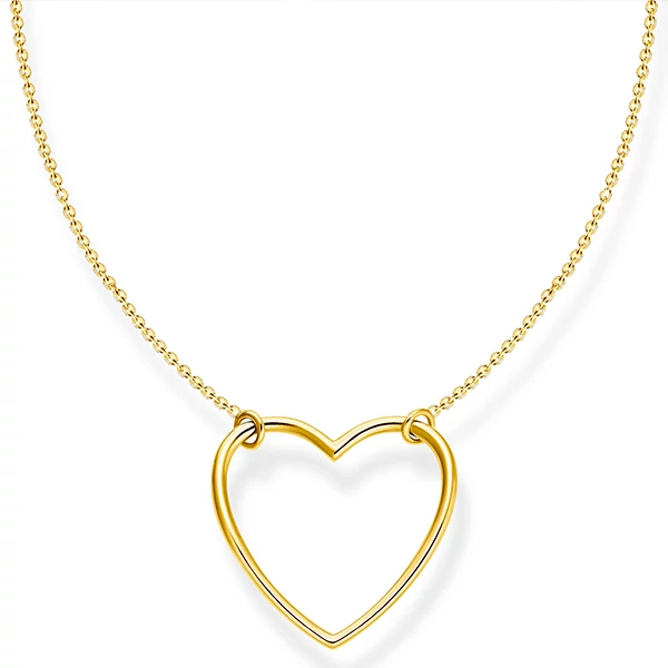 Thomas Sabo arany charm tartó szív nyaklánc - KE2138-413-39-L45V