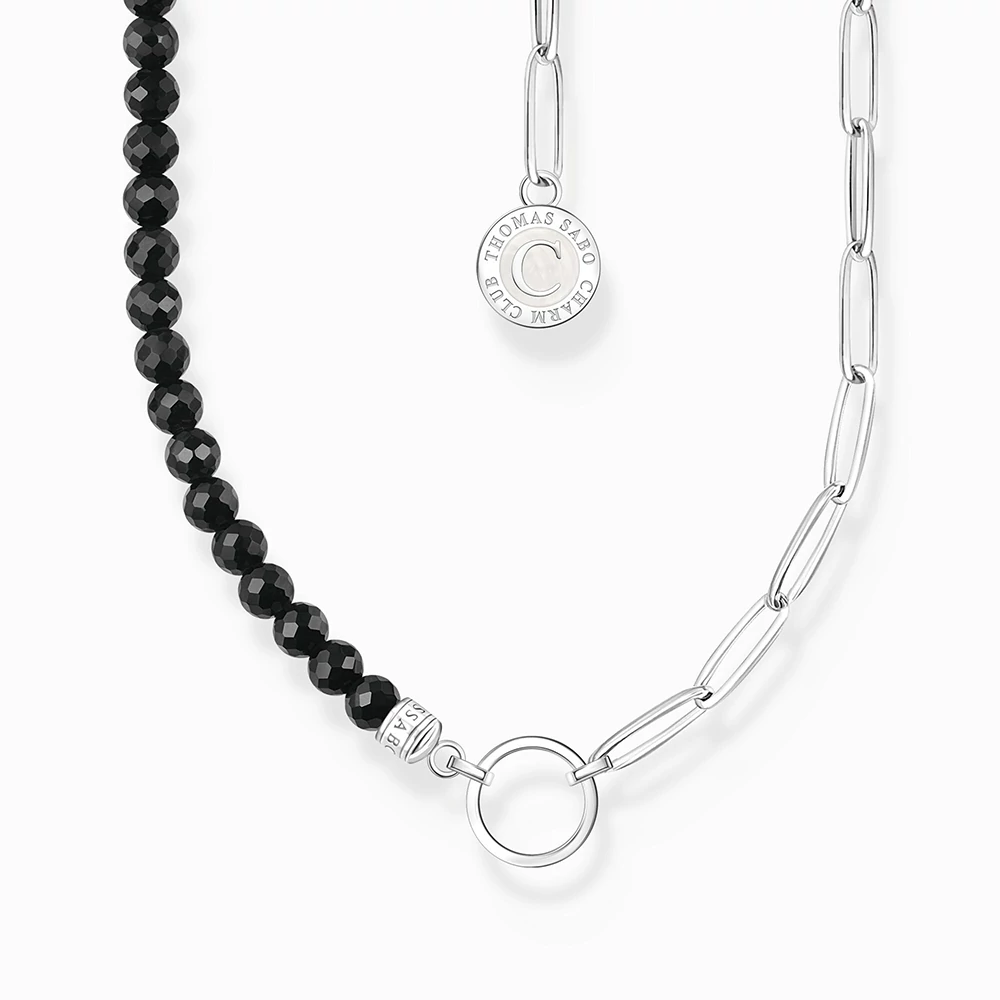 Thomas Sabo Charmista Coin fekete obszidián nyaklánc - KE2189-148-11-L45V