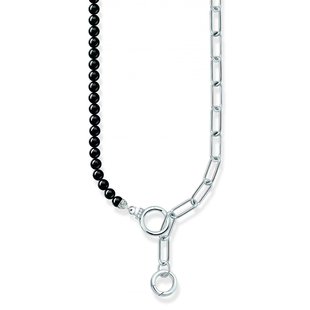 Thomas Sabo ezüst ónix gyöngyös nyaklánc - KE2193-027-11-L47V