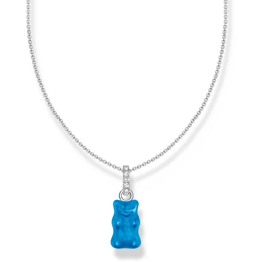 Thomas Sabo x HARIBO kék gumimaci nyaklánc - KE2209-052-1-L45V