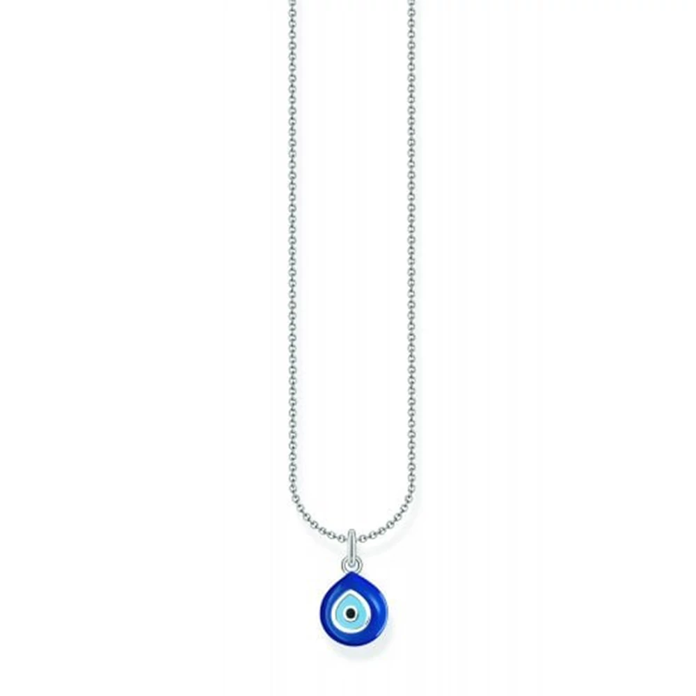 Thomas Sabo ezüst nyaklánc kék szem medállal - KE2218-007-1-L45V
