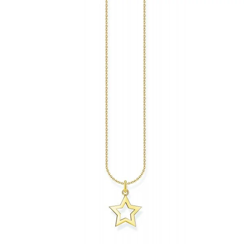 Thomas Sabo aranyozott csillag nyaklánc - KE2222-413-39-L45V