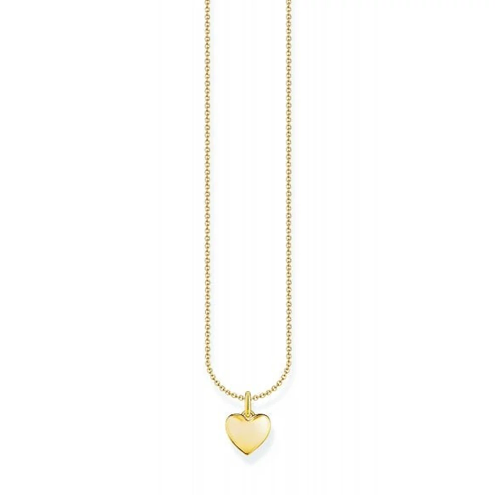Thomas Sabo aranyozott nyaklánc szív medállal - KE2234-413-39-L45V