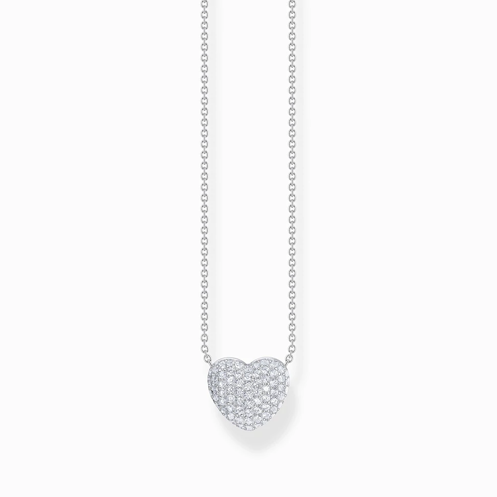 Thomas Sabo ezüst cirkónia köves szív medálos nyaklánc - KE2277-051-14-L45V