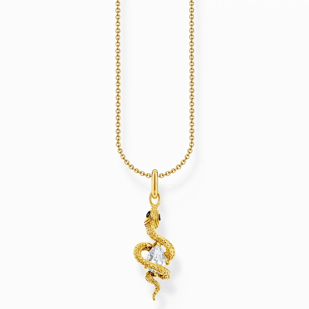 Thomas Sabo aranyozott nyaklánc kígyó medállal - KE2300-565-14-L45V