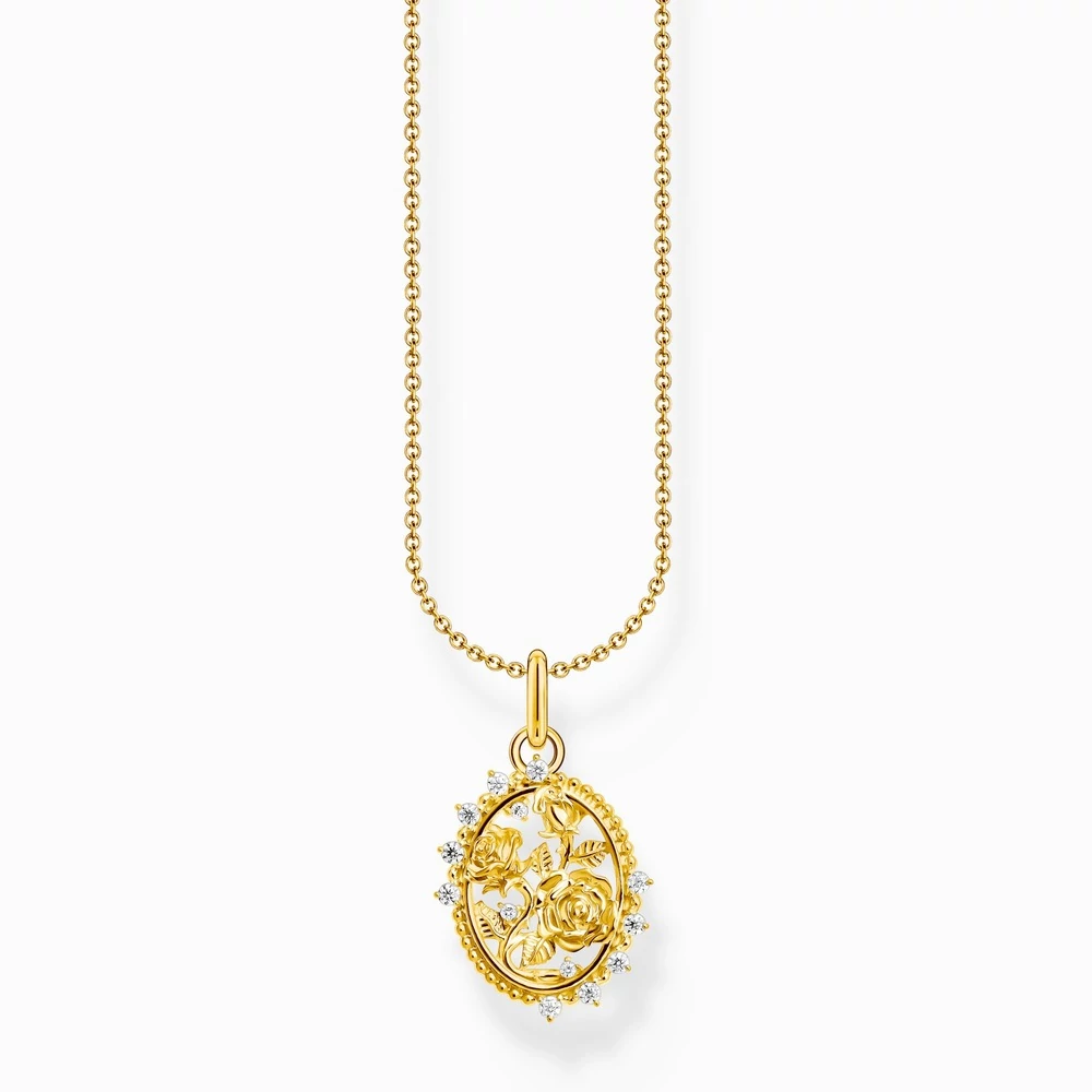 Thomas Sabo aranyozott rózsa románc nyaklánc - KE2301-414-14-L45V