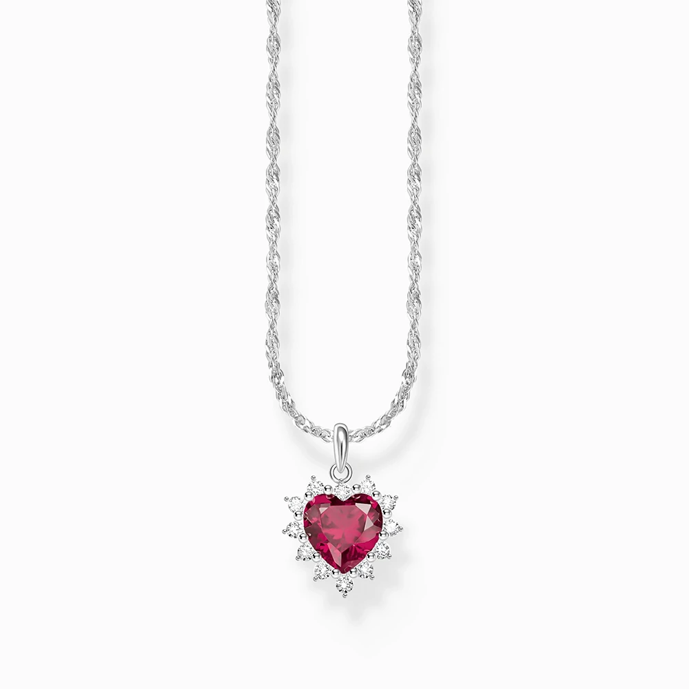 Thomas Sabo ezüst piros szív nyaklánc - KE2305-013-10-L45V