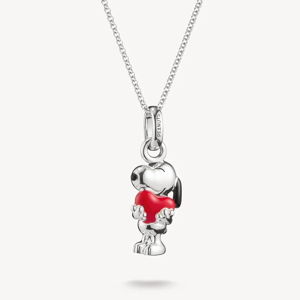 Thomas Sabo szívet ölelő Snoopy PEANUTS nyaklánc - KE2354-664-10-L45V
