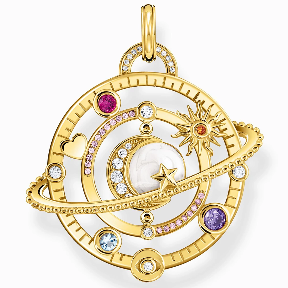 Thomas Sabo aranyozott bolygó medál - PE953-776-7