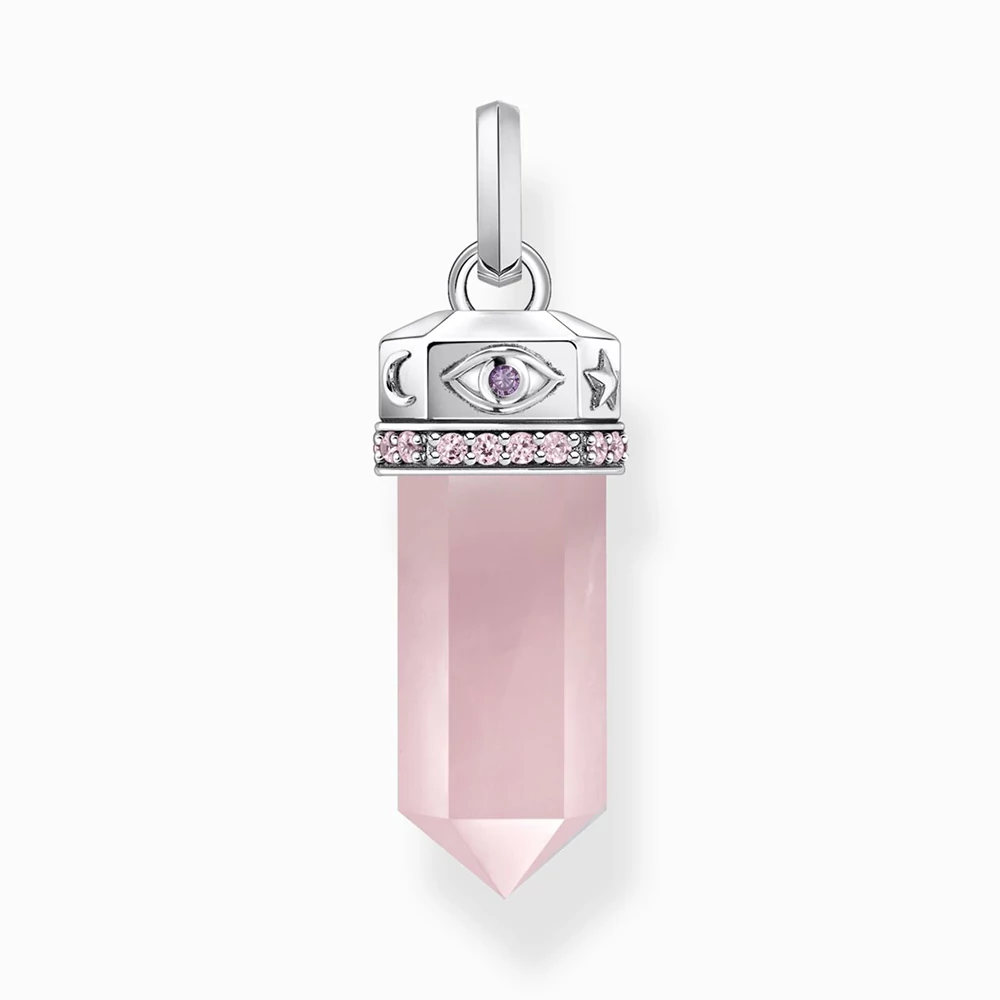 Thomas Sabo rózsakvarc medál - PE955-640-9