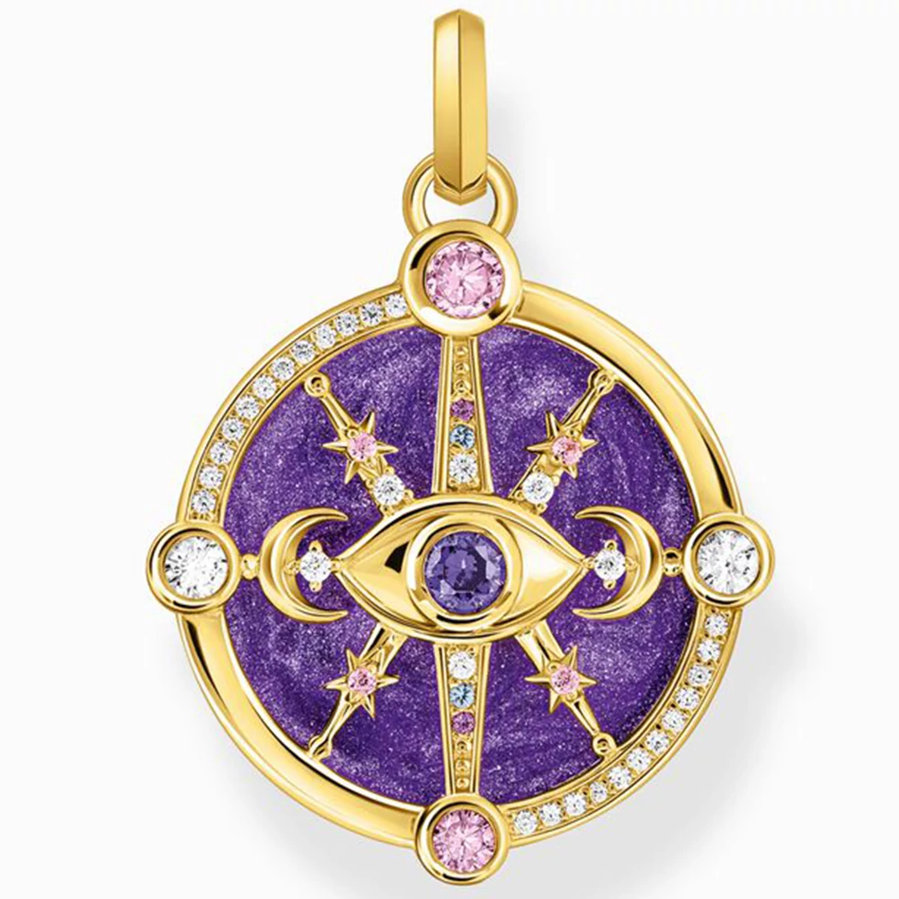 Thomas Sabo aranyozott szem medál - PE956-565-13