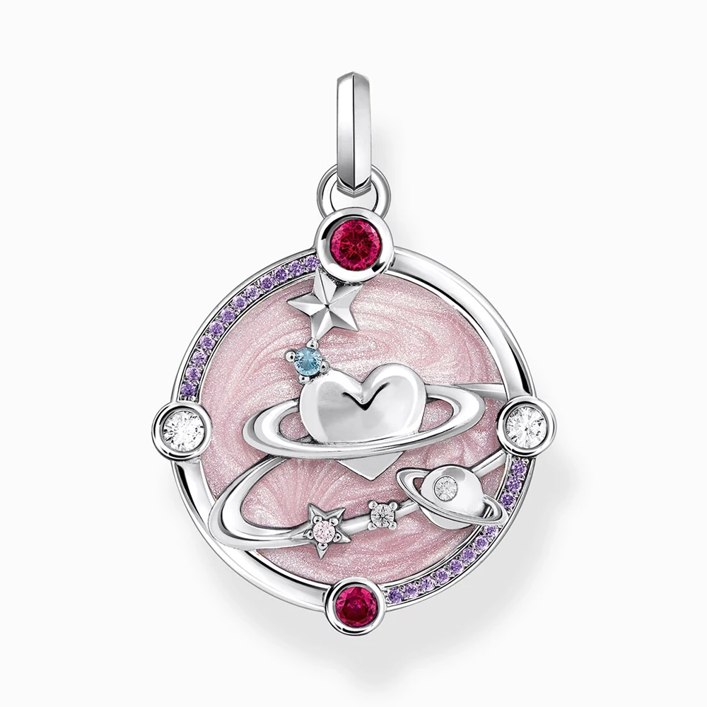 Thomas Sabo pink kozmikus univerzum medál - PE959-340-9