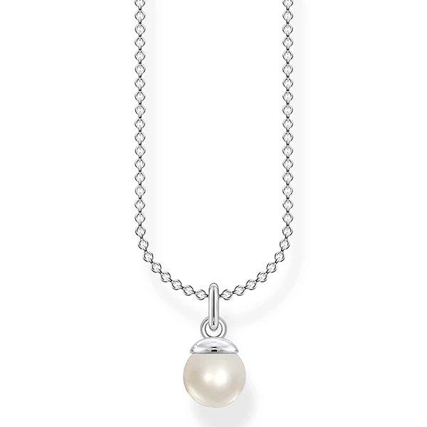 Thomas Sabo ezüst nyaklánc gyöngy medállal - SCKE150321