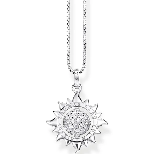 Thomas Sabo ezüst nyaklánc forgó Nap medállal - SCKE150335