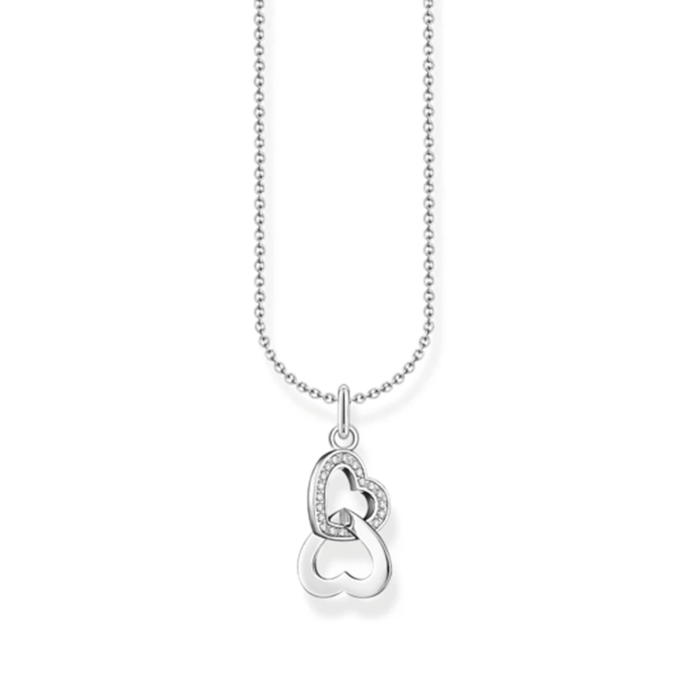 Thomas Sabo ezüst nyaklánc dupla szív medállal - SCKE150389