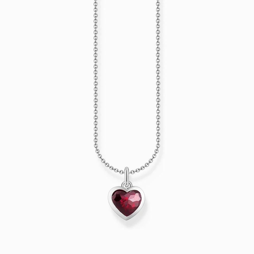 Thomas Sabo ezüst nyaklánc piros szív medállal - SCKE150399