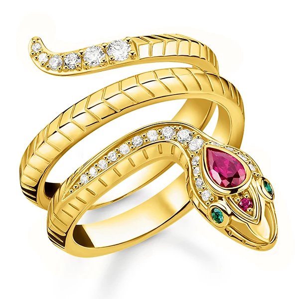 Thomas Sabo kígyó gyűrű - TR2305-488-7-54
